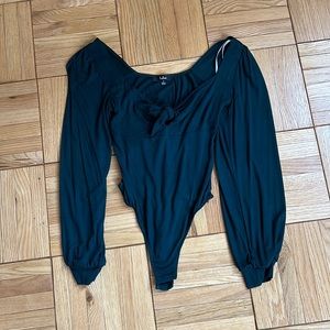 Lulus Dark Green bodysuit